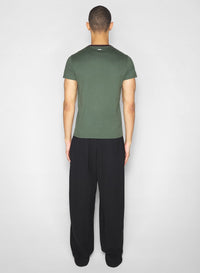 SLATE GREEN / PLUM // green baby t-shirt