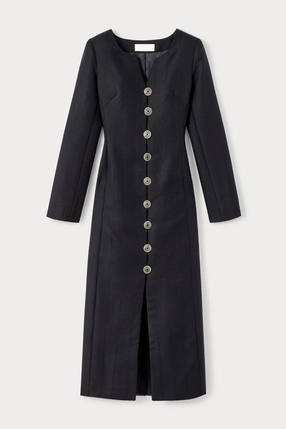 BLACK  // CARMEN STRIPE WOOL