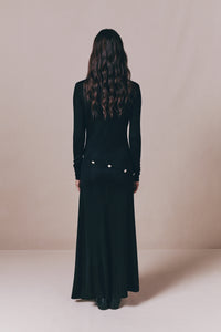 Robe courte Mattia en maille - Black
