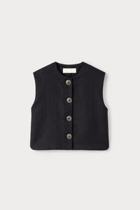 Veston Hernan en laine - Black