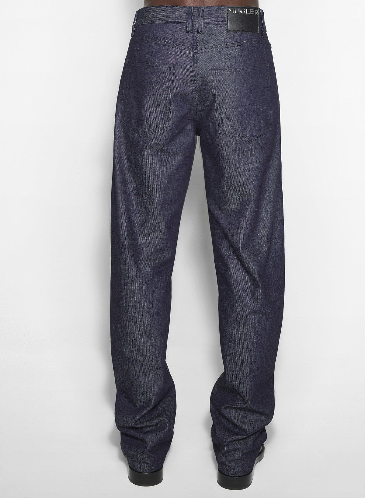 RAW BLUE // straight raw denim jeans