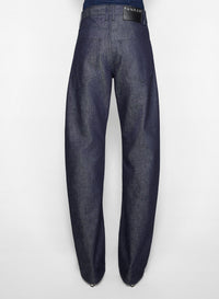RAW BLUE // straight raw denim jeans