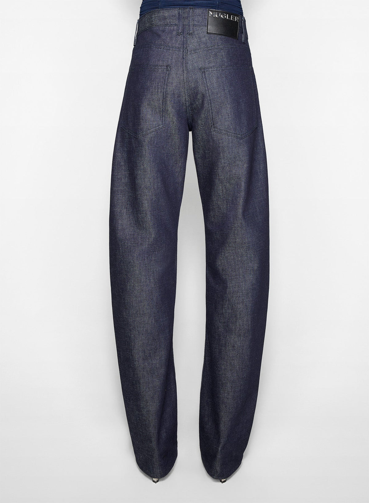 RAW BLUE // straight raw denim jeans