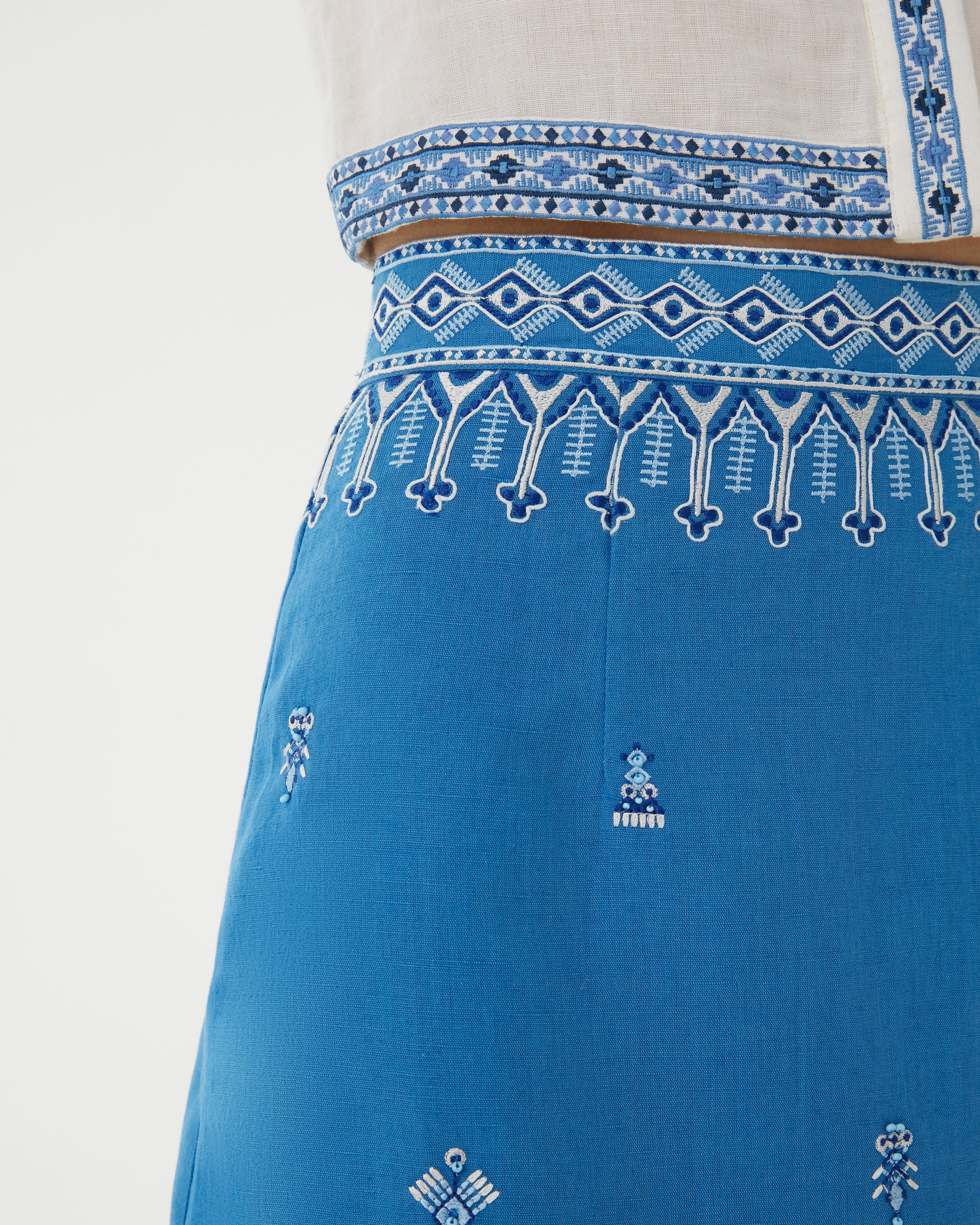 Giuliana short skirt - Blue