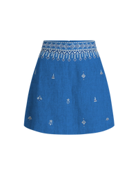 Giuliana short skirt - Blue
