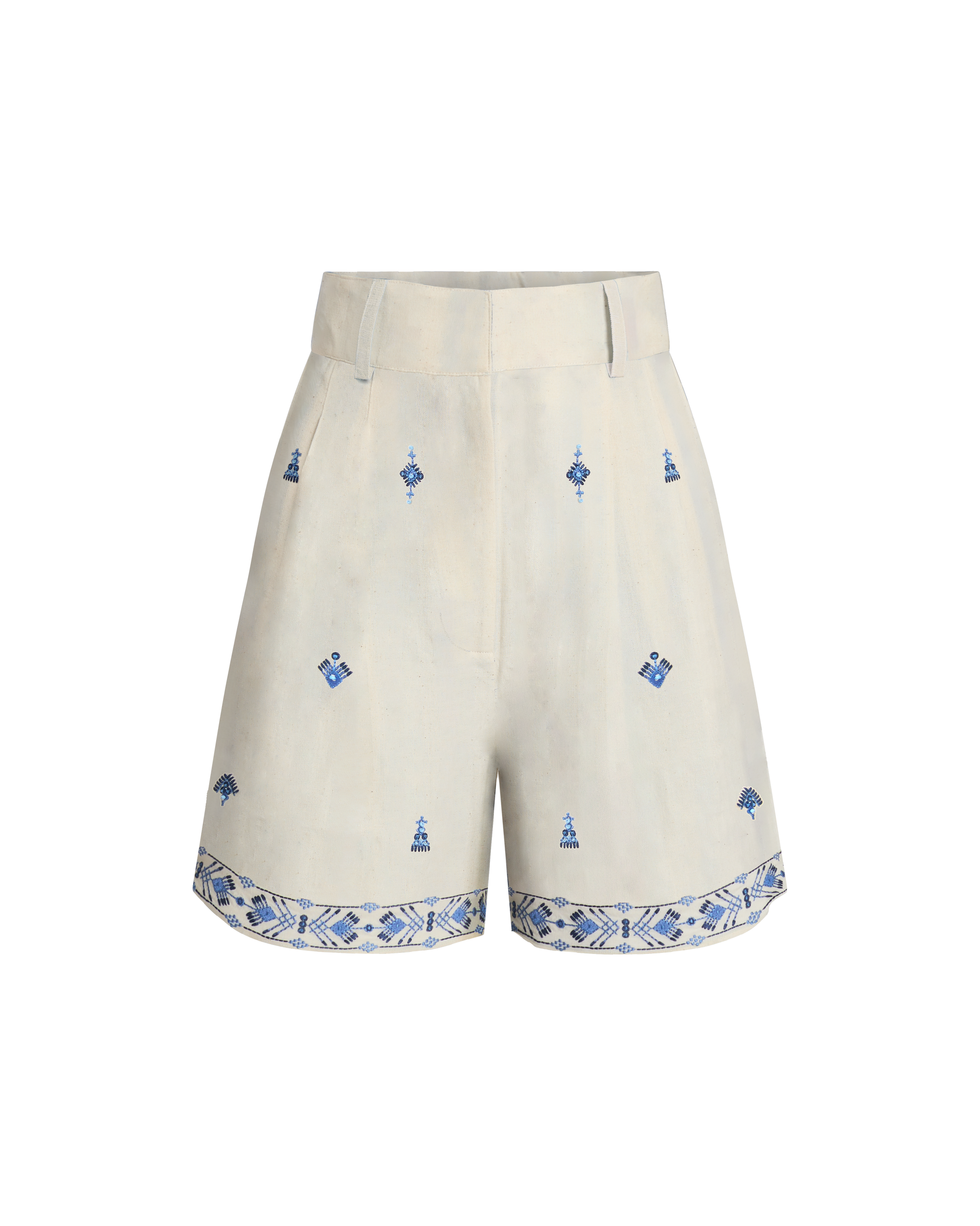 Beatrice print shorts - Milk