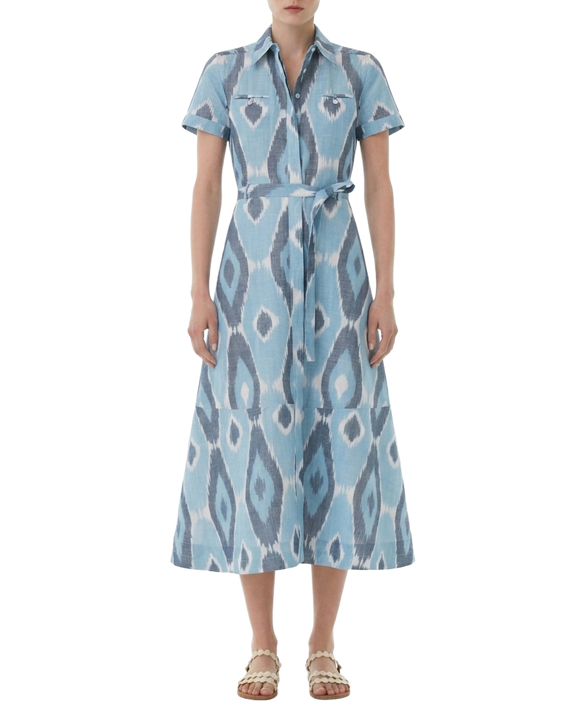 Robe midi Giselle - Blue