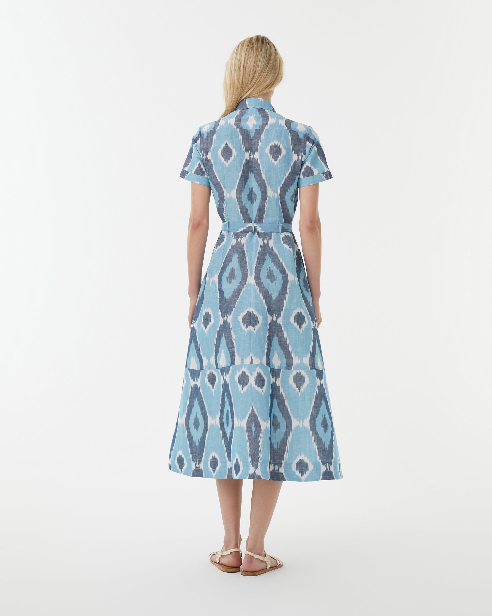 Robe midi Giselle - Blue