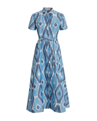 Robe midi Giselle - Blue