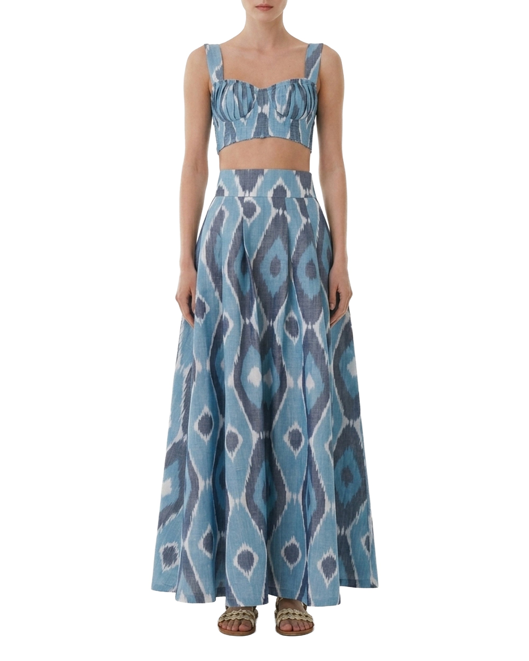 Jupe longue Flaminia - Blue