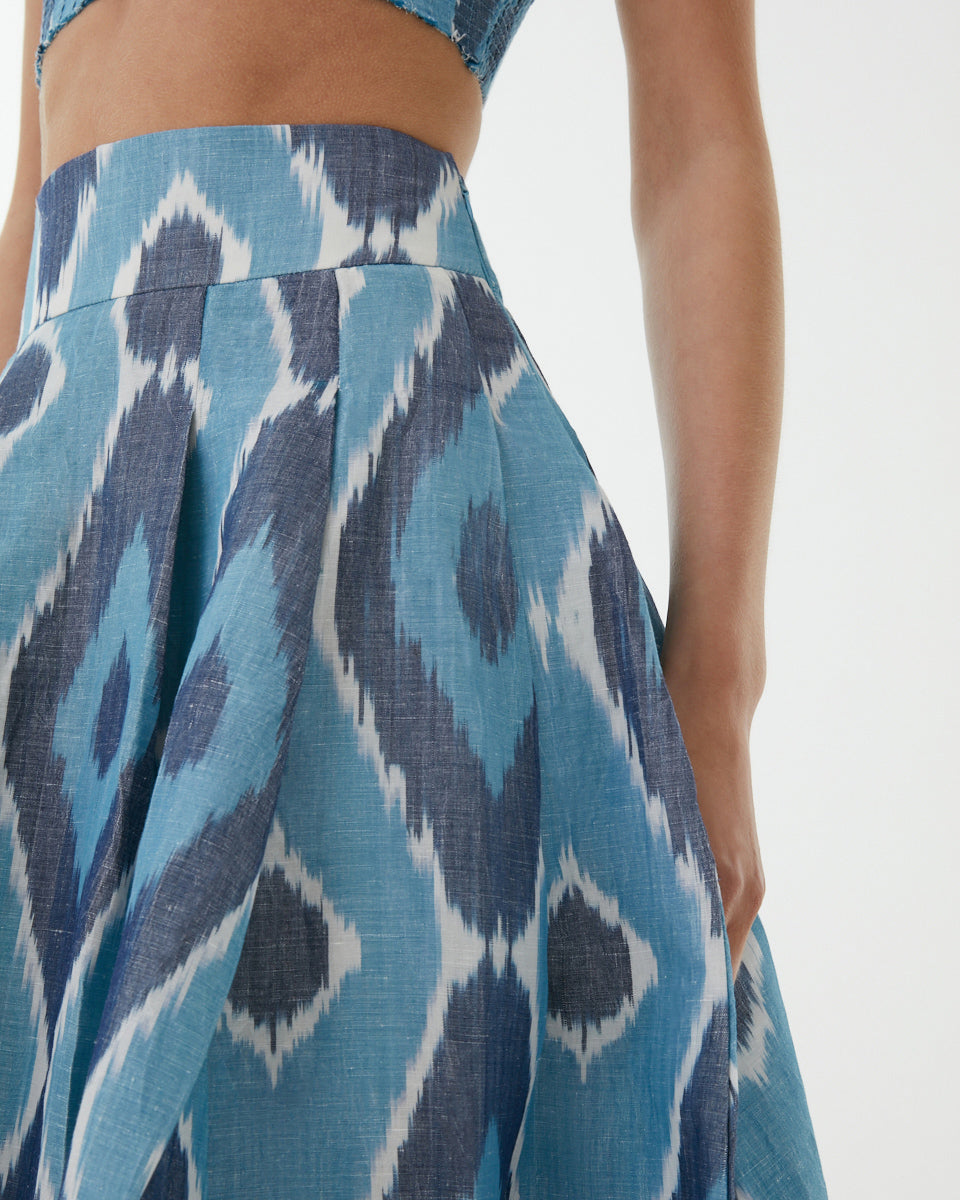 Jupe longue Flaminia - Blue