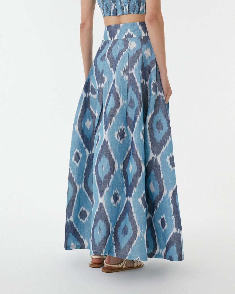Jupe longue Flaminia - Blue
