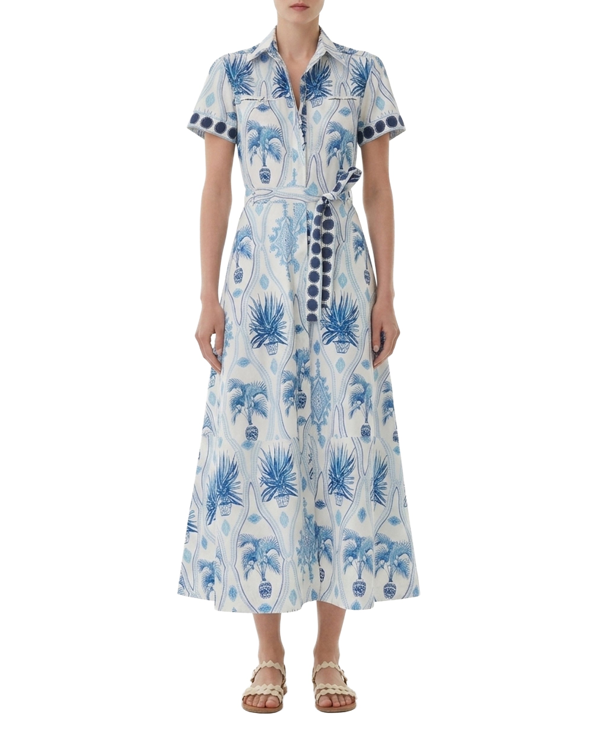 Giselle midi dress - Blue