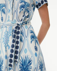 Giselle midi dress - Blue