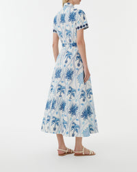 Giselle midi dress - Blue