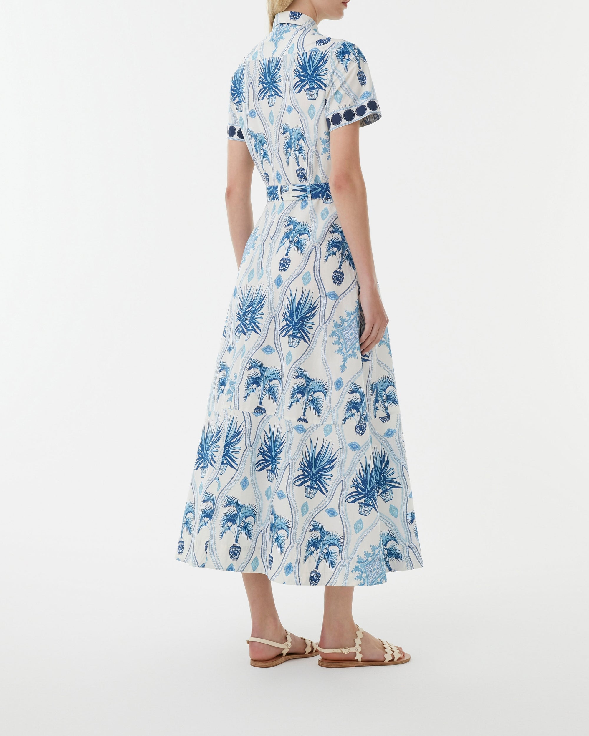 Giselle midi dress - Blue