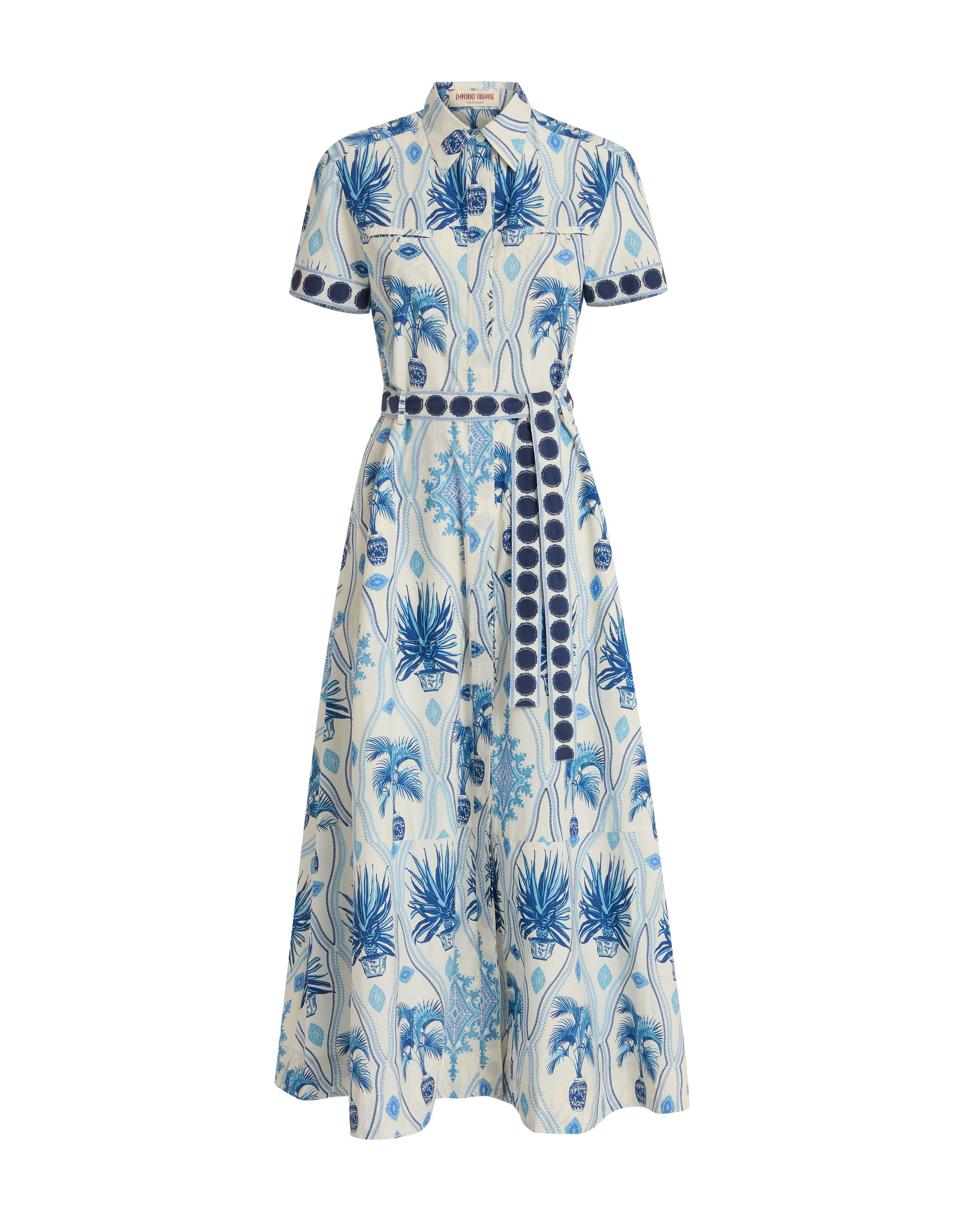 Giselle midi dress - Blue