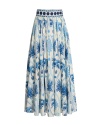Jupe longue Ombretta - Blue