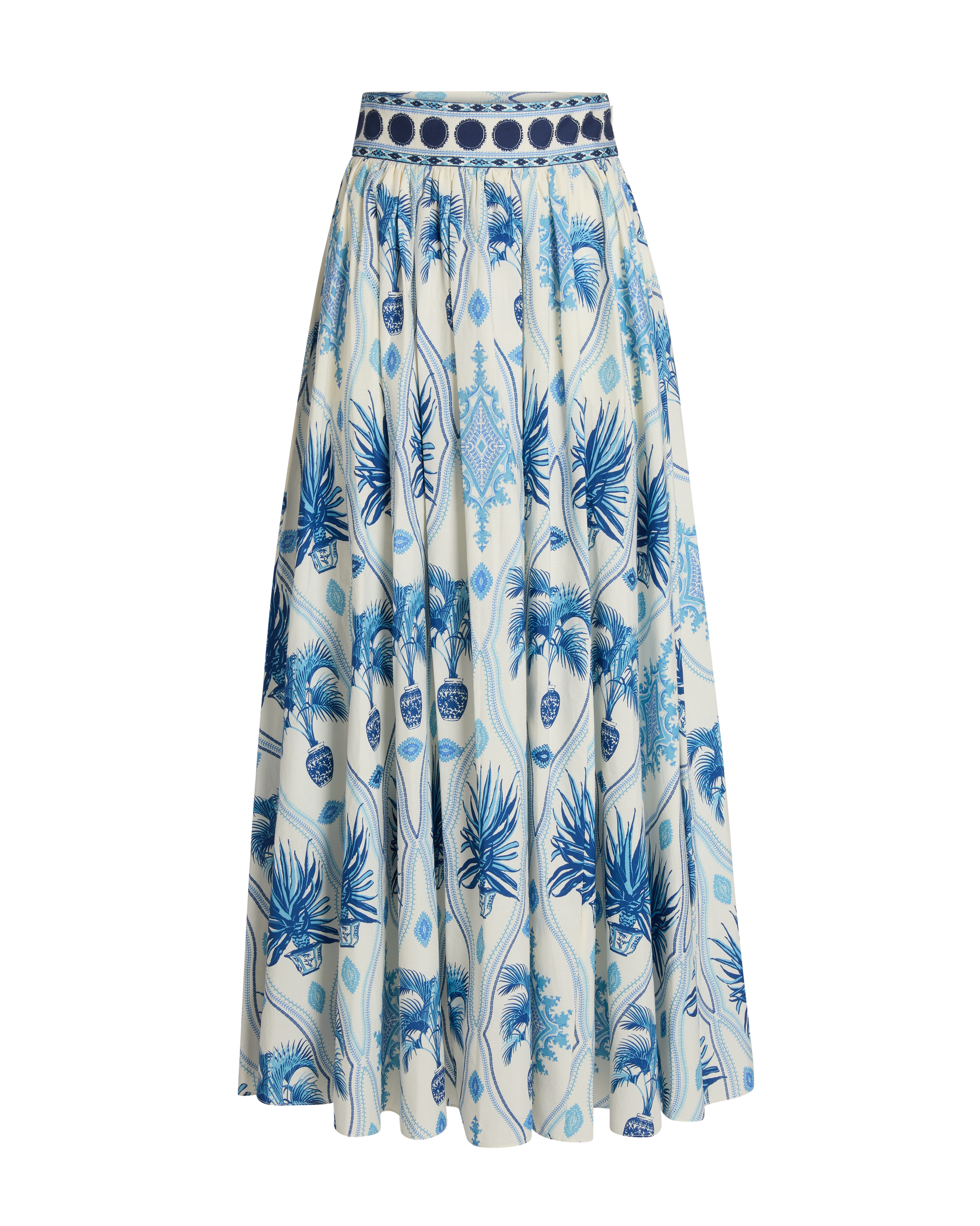 Jupe longue Ombretta - Blue