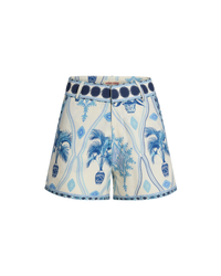 Printed shorts - Blue