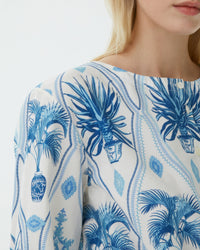 Blouse courte Jinny - Blue