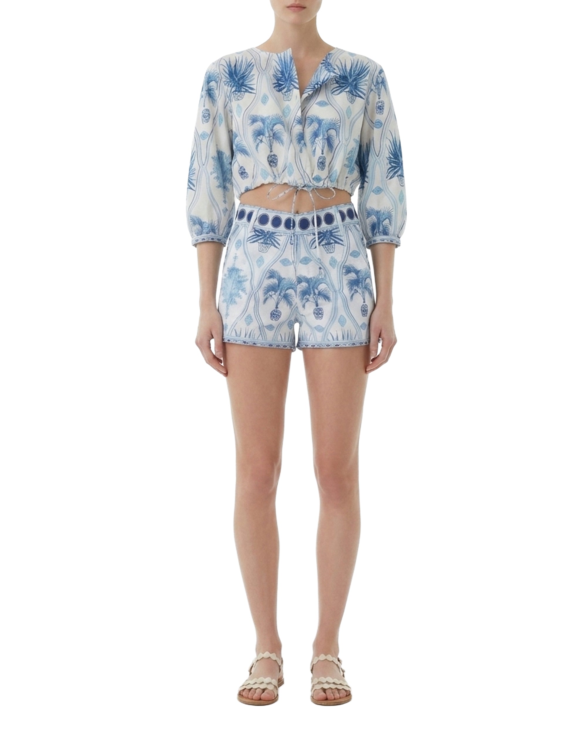 Blouse courte Jinny - Blue