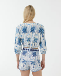 Blouse courte Jinny - Blue