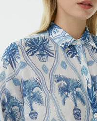 Odetta long sleeve shirt - Blue