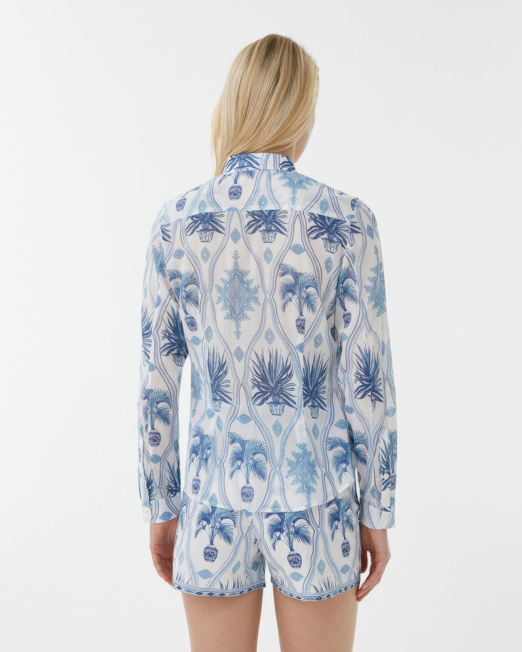 Odetta long sleeve shirt - Blue