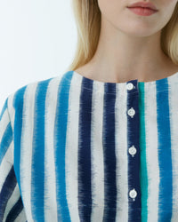 Jinny short blouse - Ocean