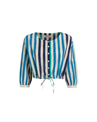 Jinny short blouse - Ocean