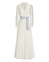 Robe longue à boutons - Milk