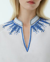 Sansa short caftan - Milk