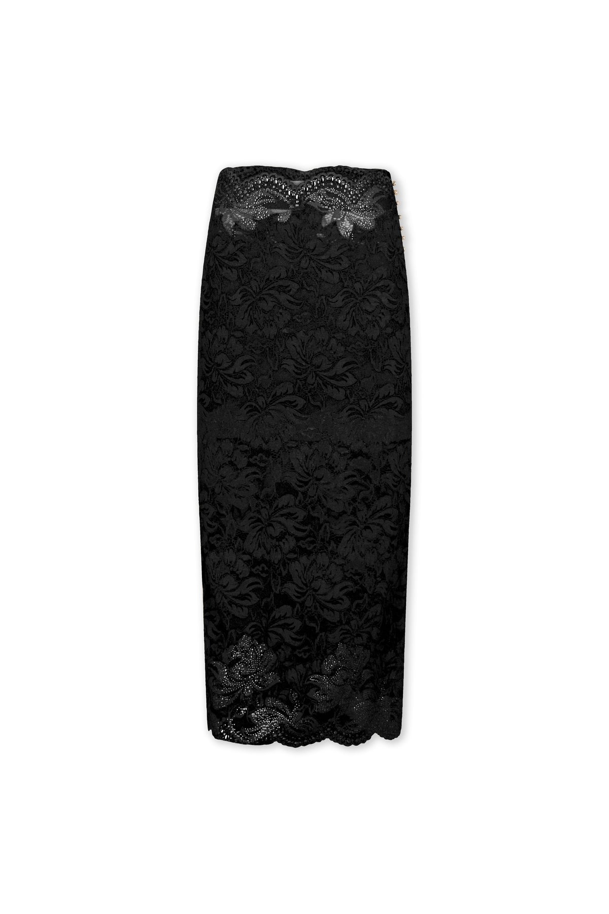 Midi skirt in lace