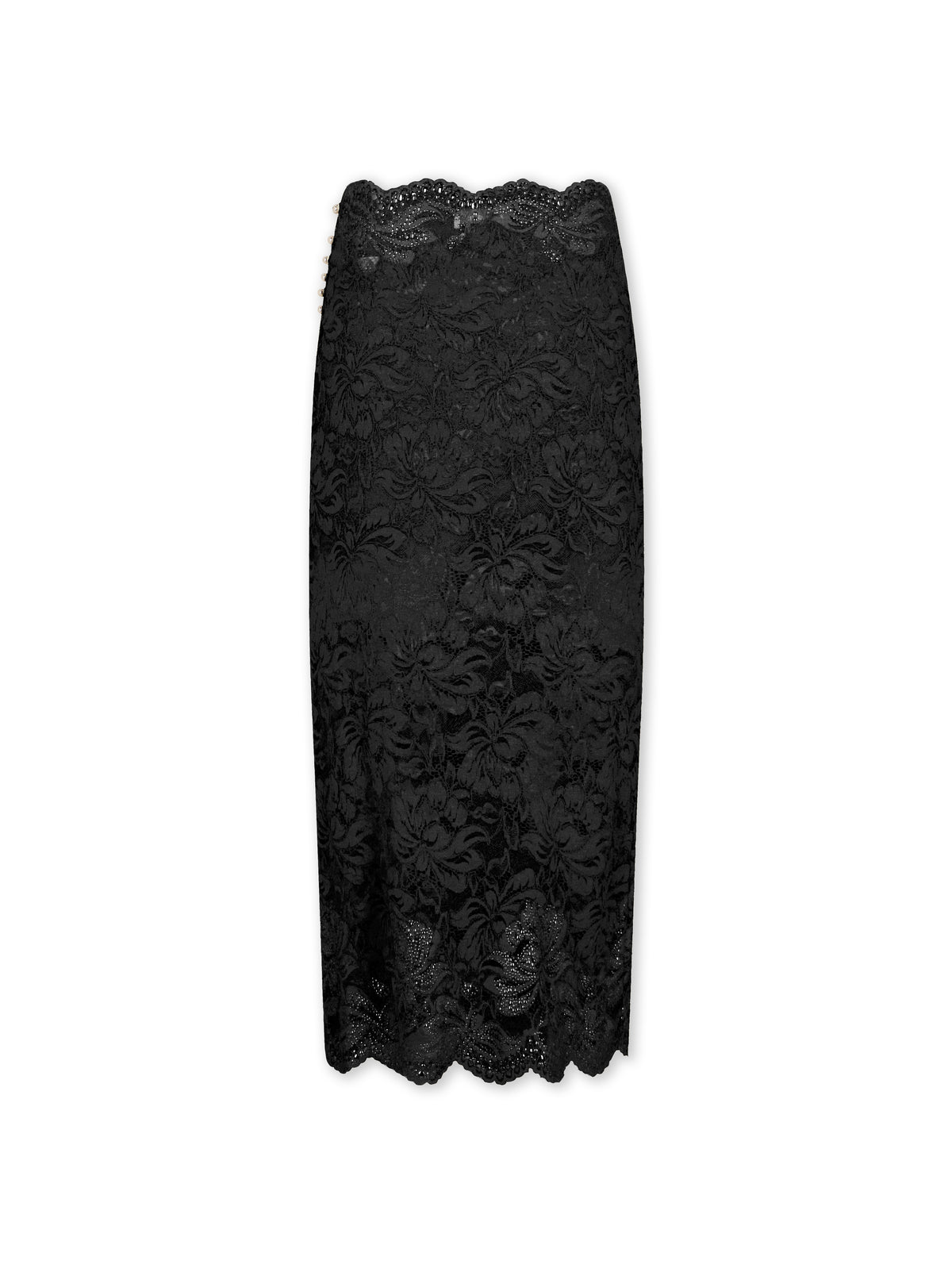 Midi skirt in lace