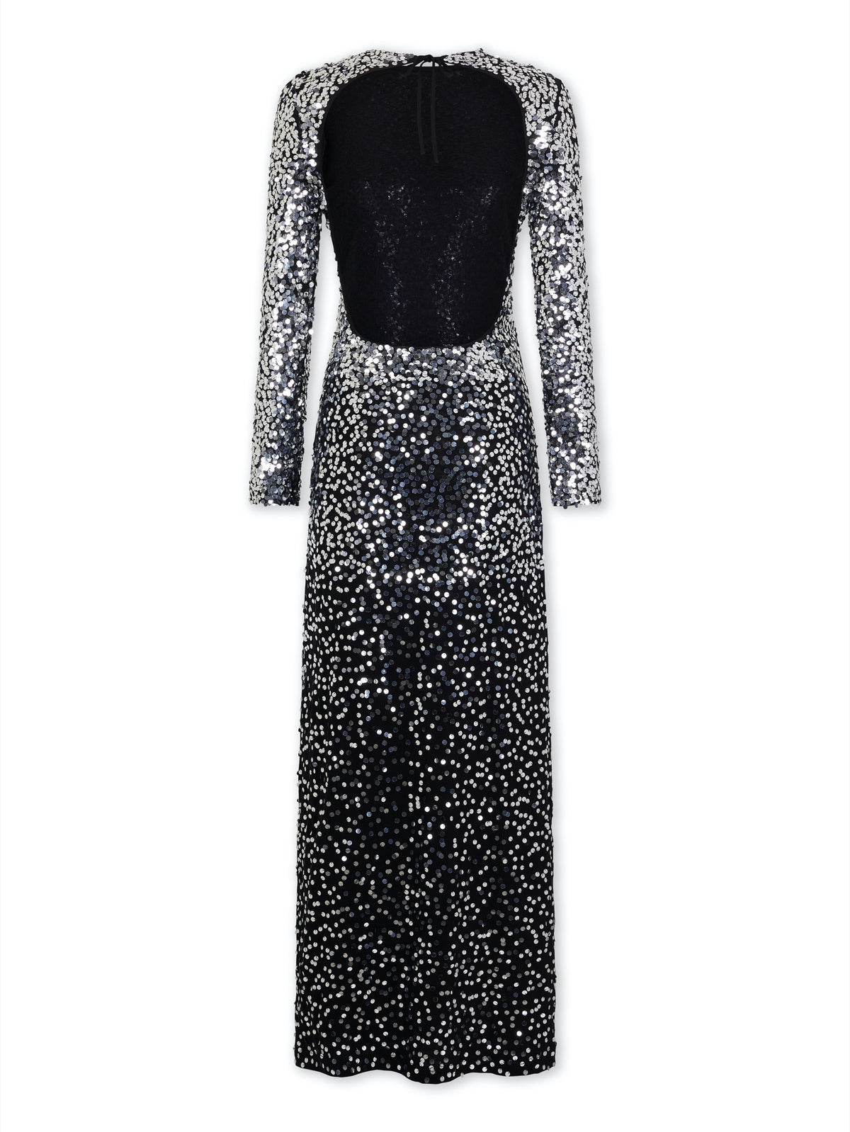 Long dress in jersey second-skin
