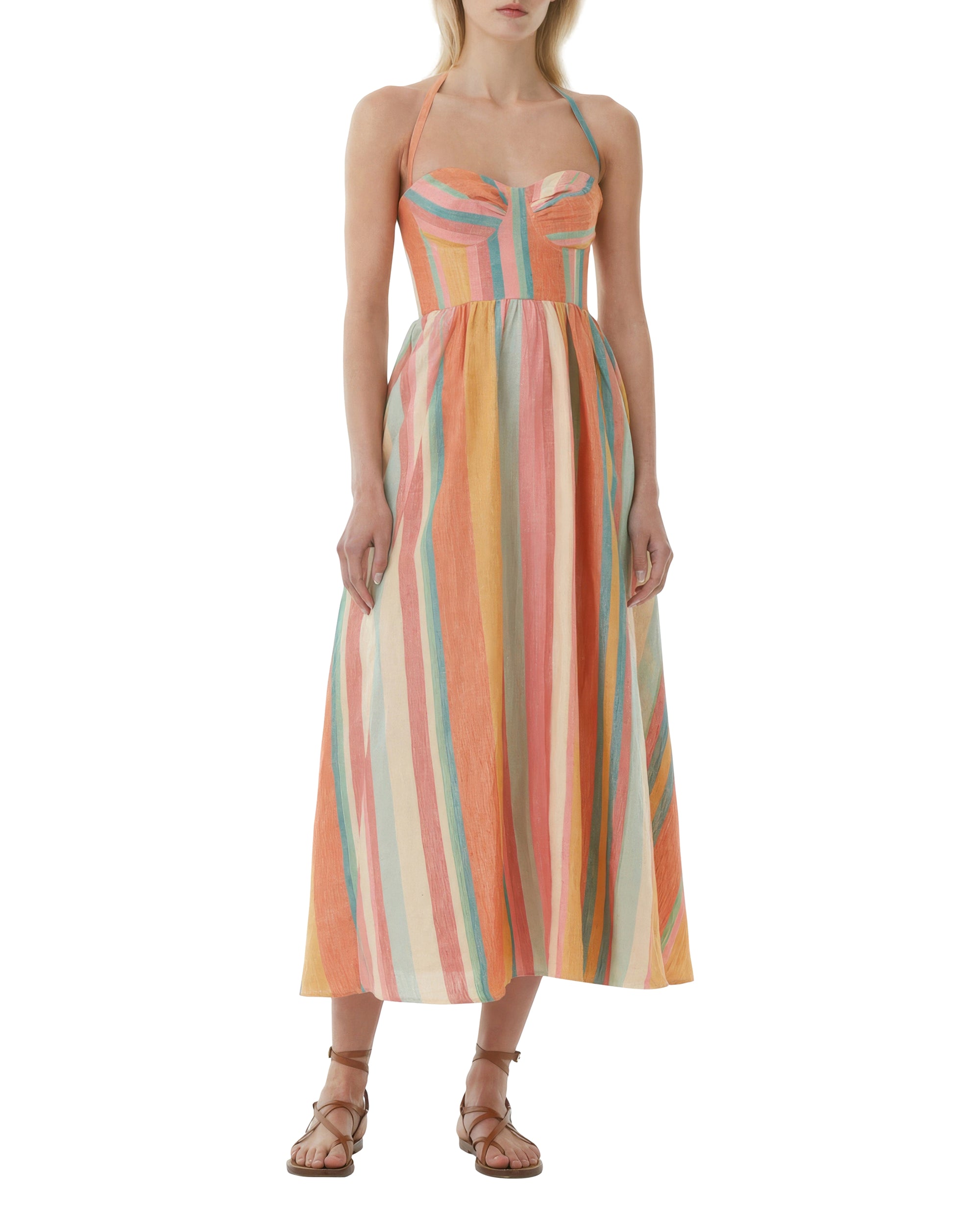 Robe longue Johanna - Multicolore
