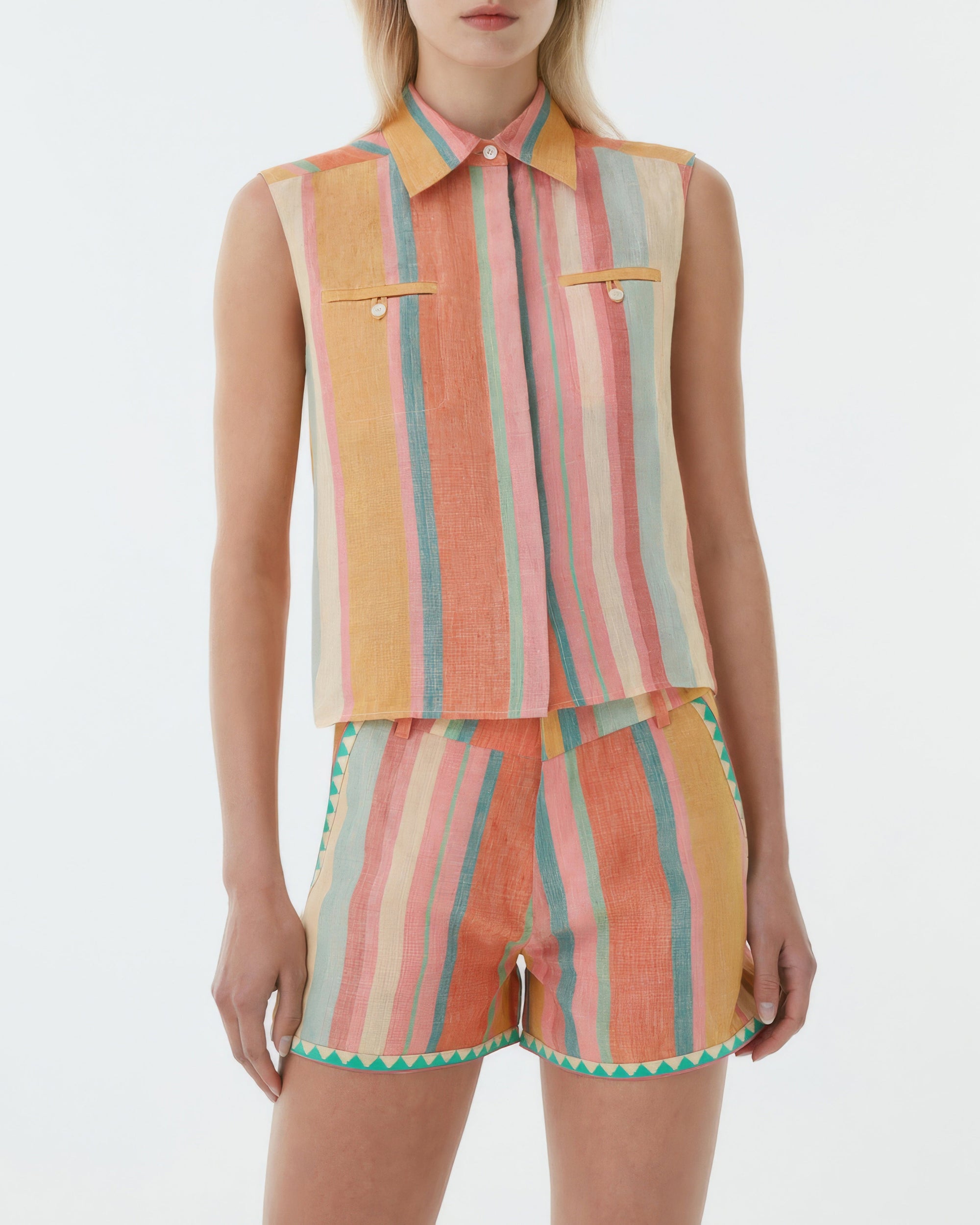 Ylenia sleeveless top - Multicolour