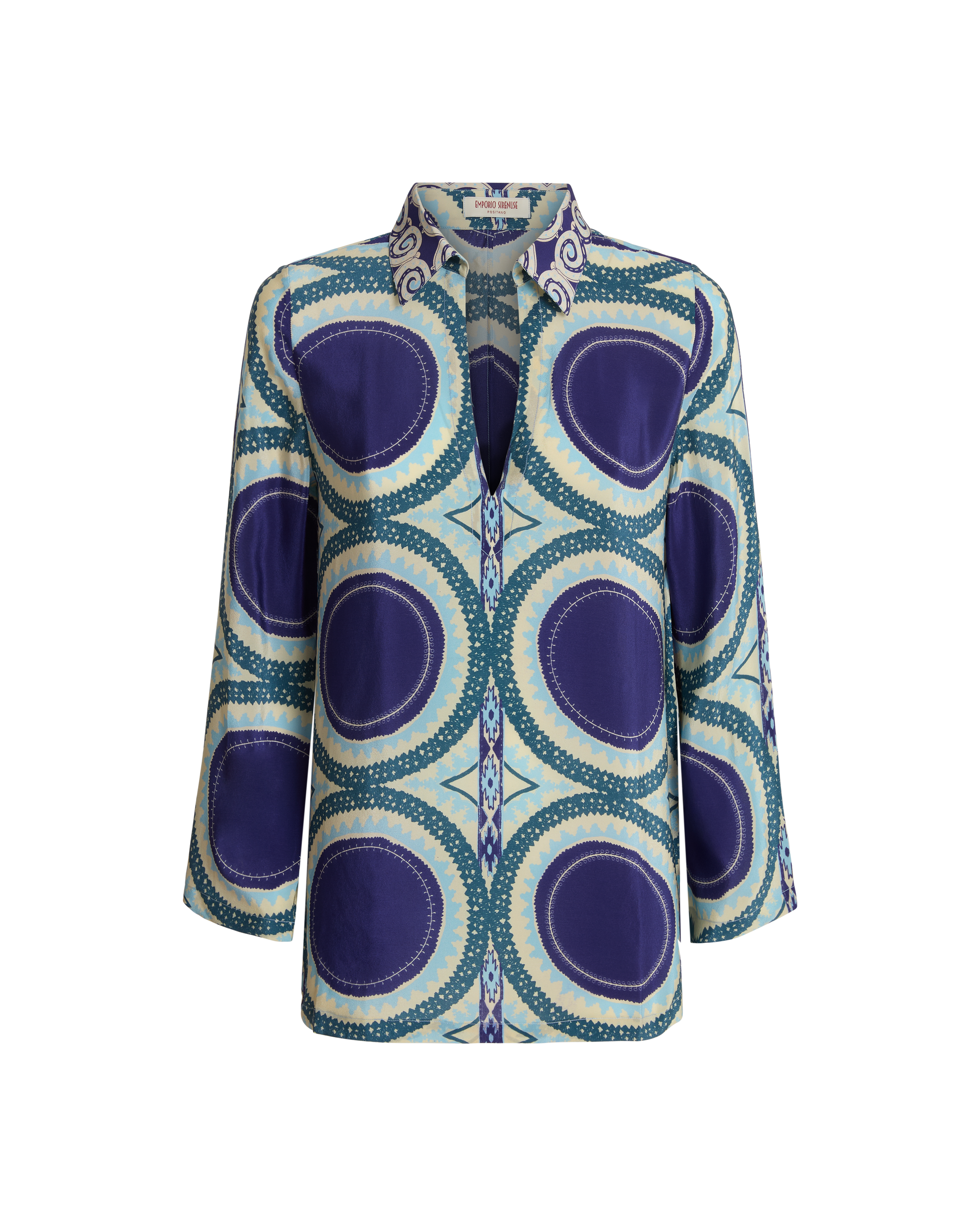 Jia print blouse - Blue