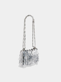Sparkle nano metallic fur bag