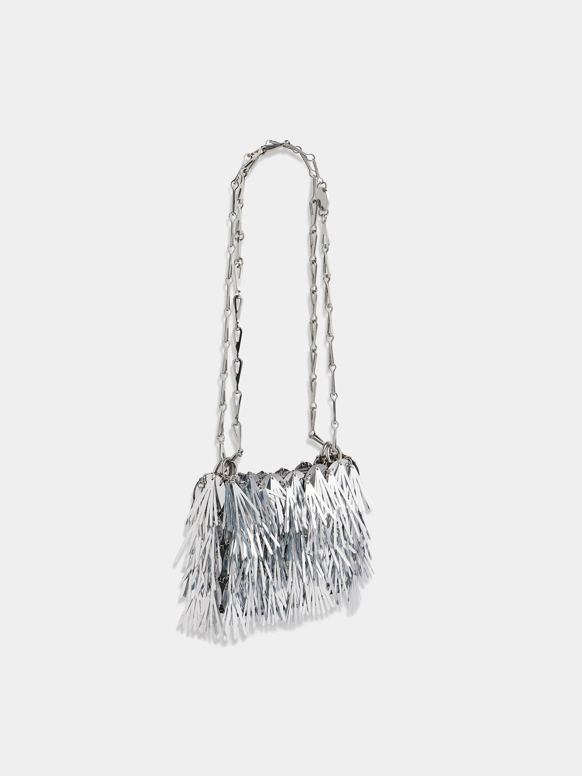 Sparkle nano metallic fur bag