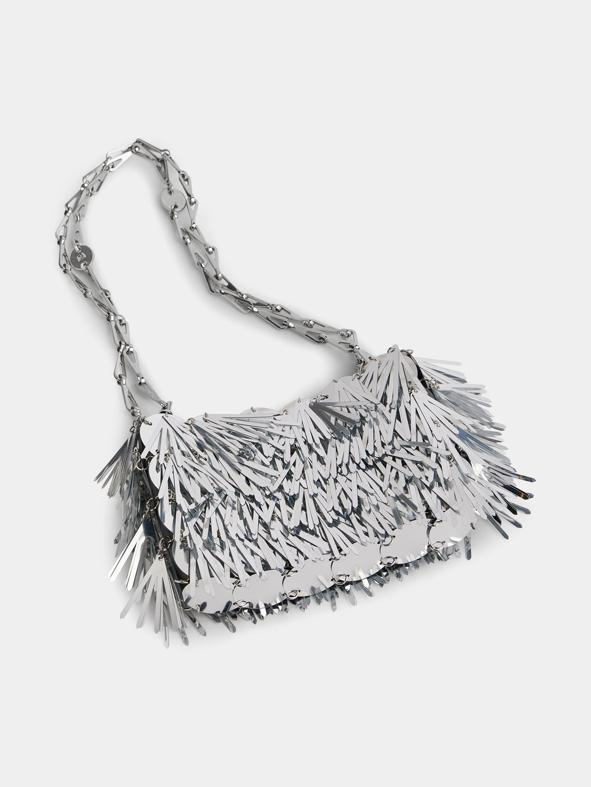 Sparkle nano metallic fur bag
