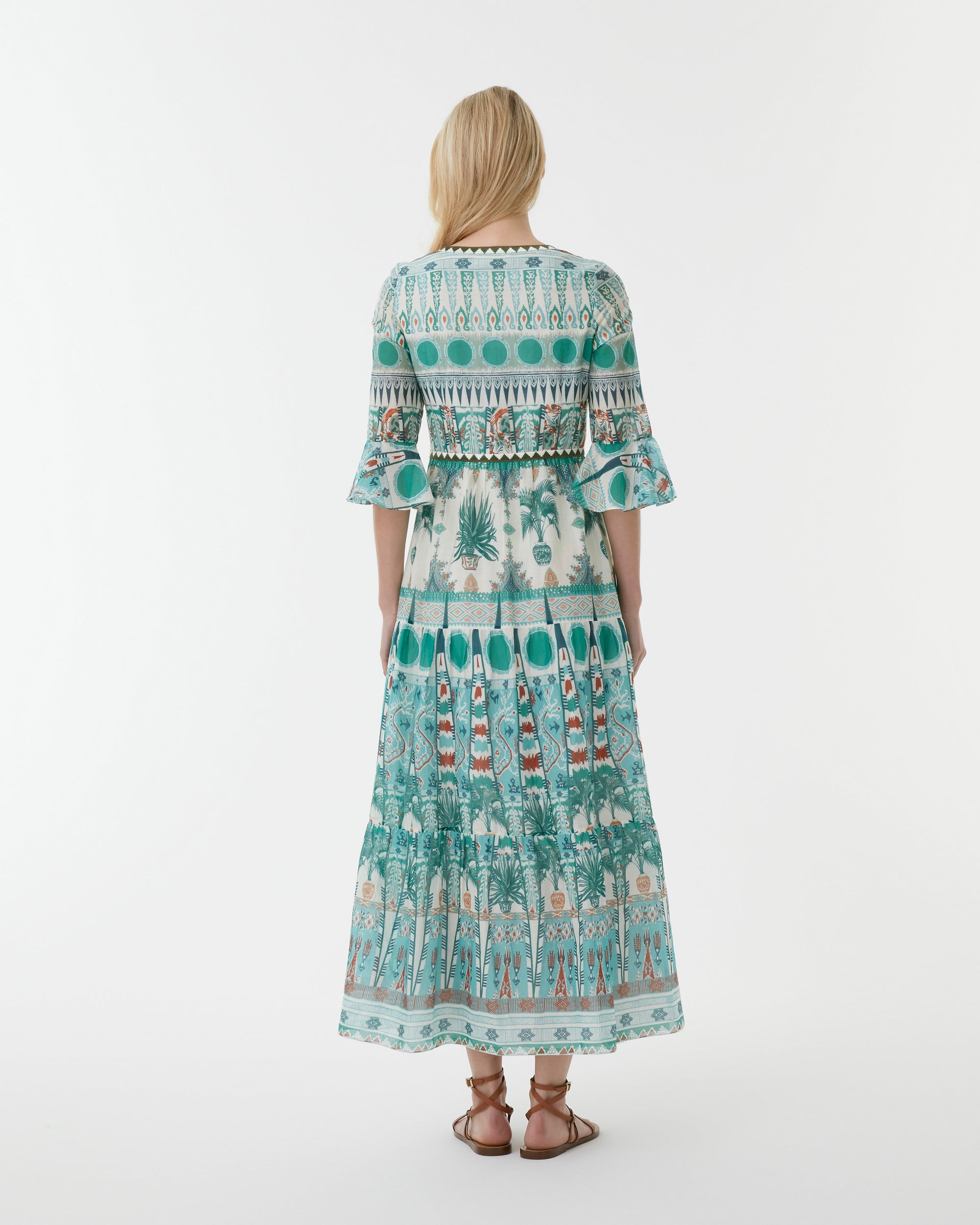Robe longue Bella - Green