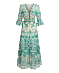 Robe longue Bella - Green
