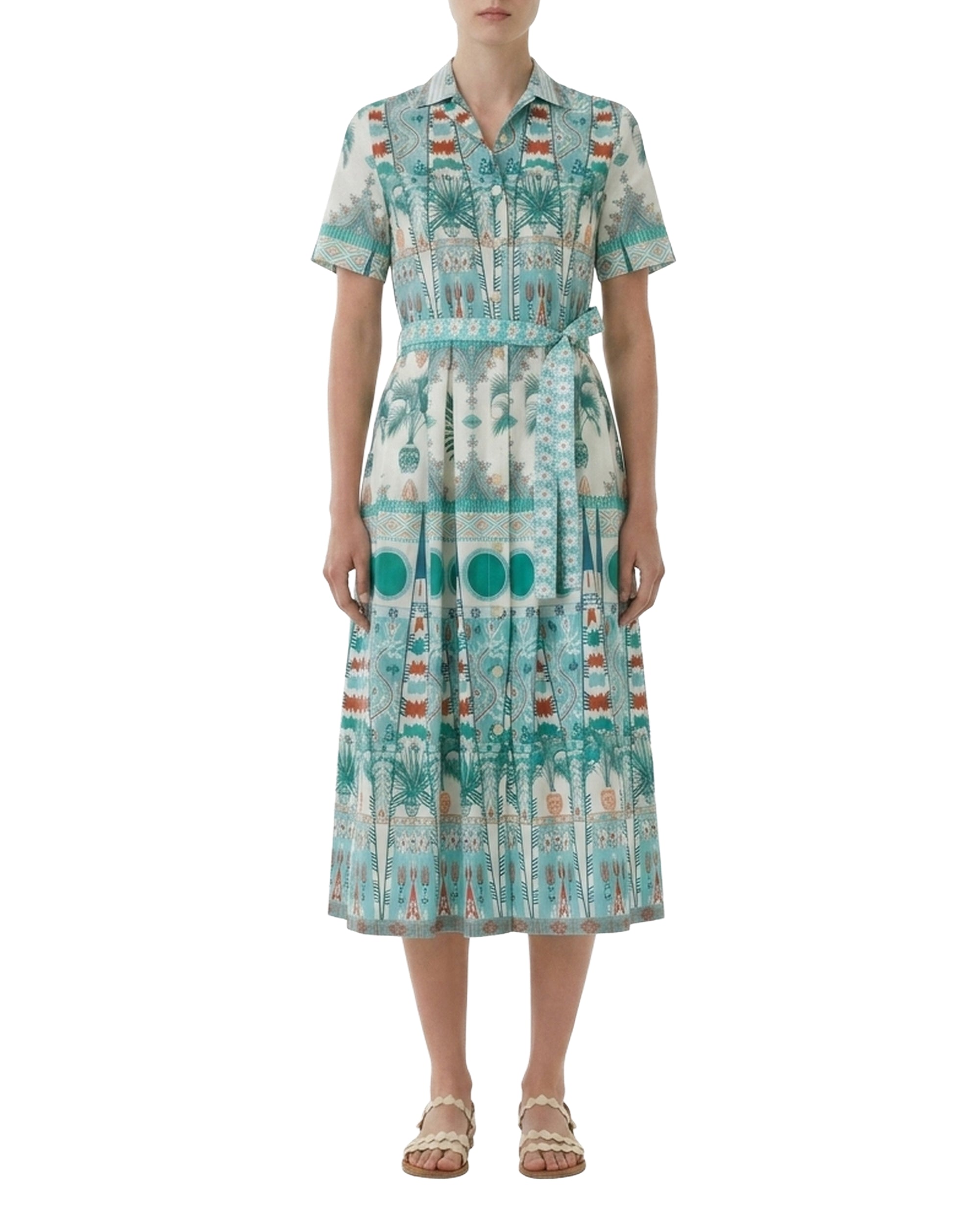Claudia midi dress - Green