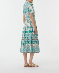 Claudia midi dress - Green