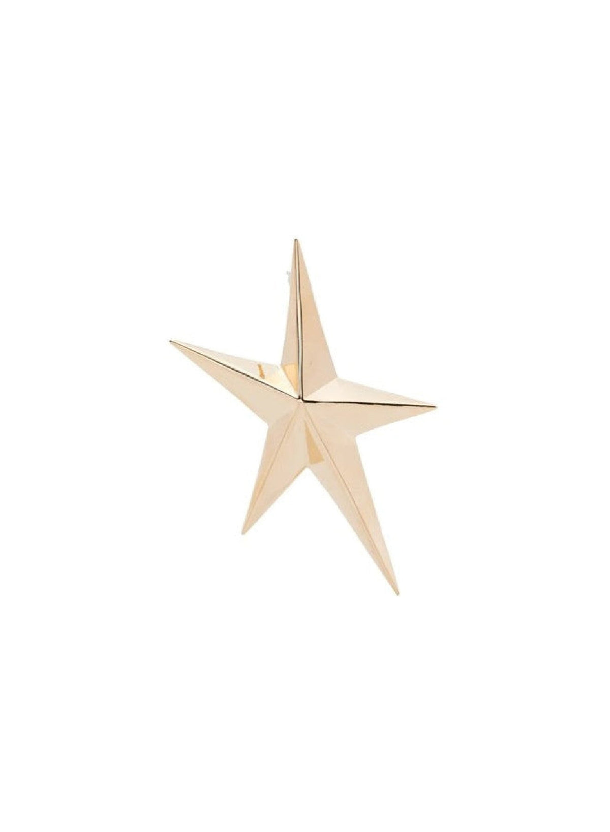 GOLD // Large star earrings