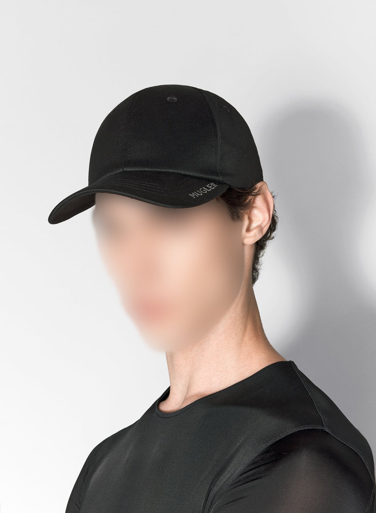 BLACK // black mugler cap
