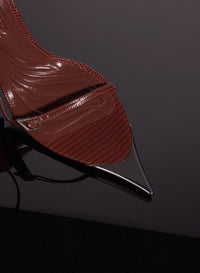 Sandales Fang 95 en cuir - Dark Brown