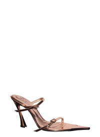 COPPER // copper leather fang 95 sandals